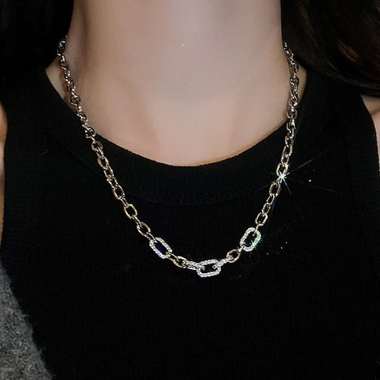 Choker Alloy Rhinestone