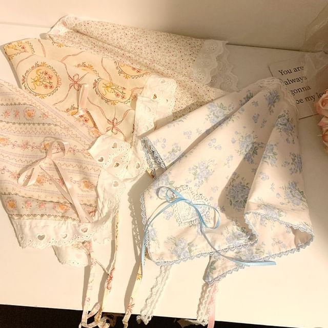 Chiffon Designs) Lace Bandana (Various
