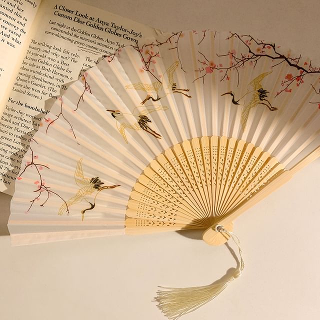 Fan Bamboo (Various Hand Designs) Print Foldable