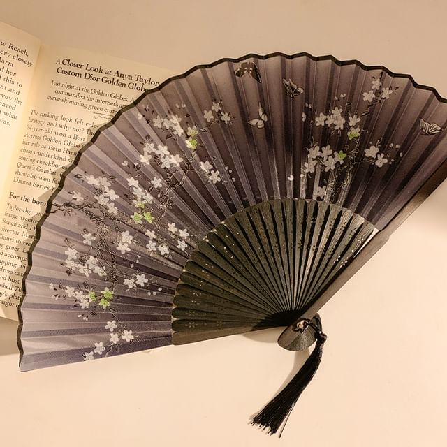 Fan Bamboo (Various Hand Designs) Print Foldable
