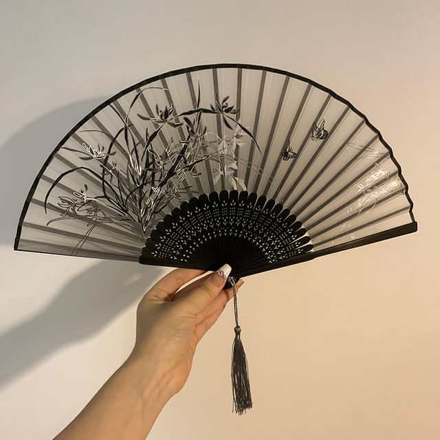Fan Bamboo (Various Hand Designs) Print Foldable