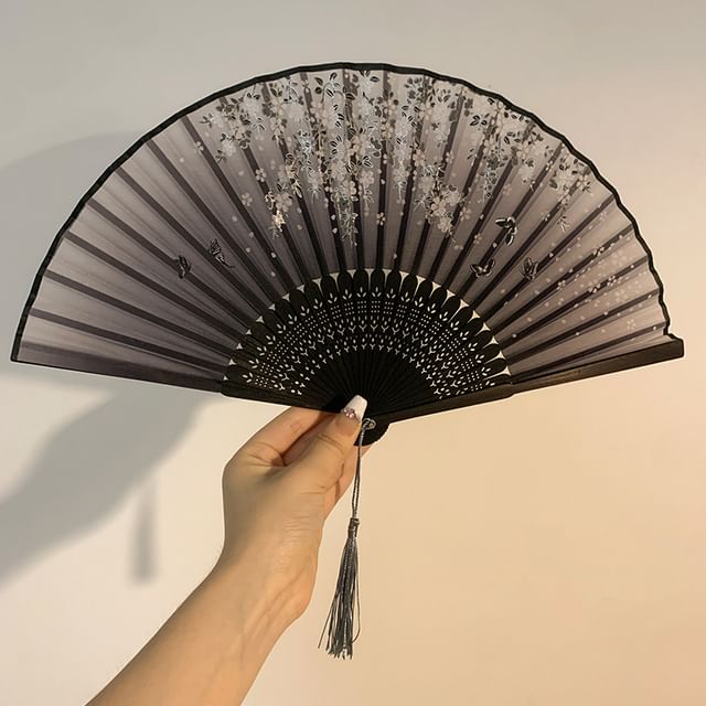 Fan Bamboo (Various Hand Designs) Print Foldable