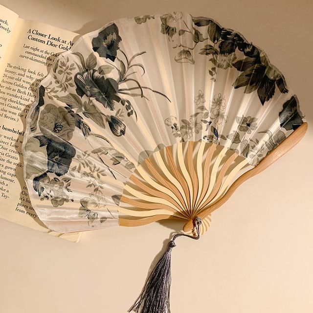 Fan Bamboo (Various Hand Designs) Print Foldable