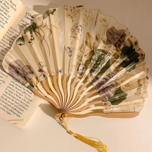 Fan Bamboo (Various Hand Designs) Print Foldable