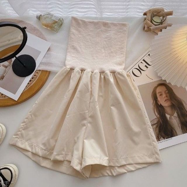 Romper Strapless Plain