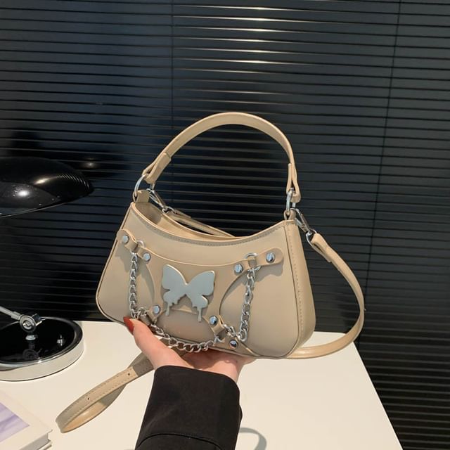 Chained Butterfly Crossbody Bag