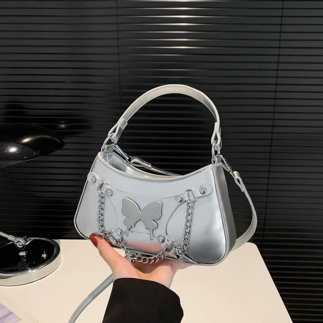 Chained Butterfly Crossbody Bag