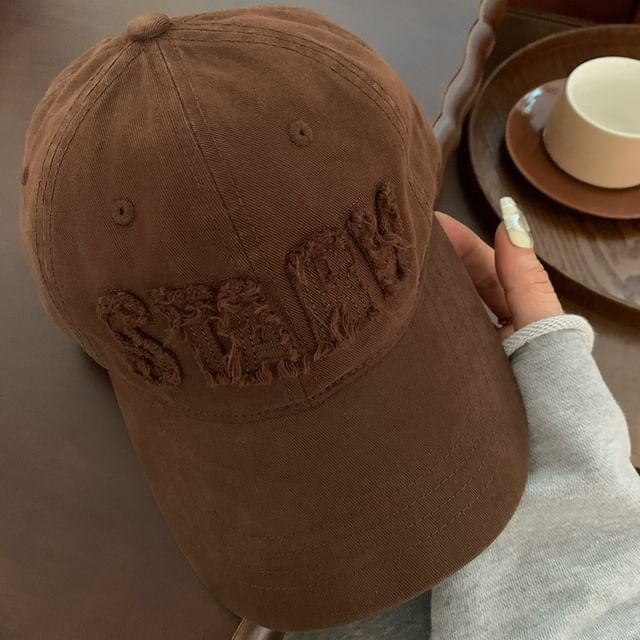 Applique Baseball Cap Lettering