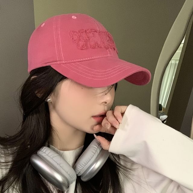 Applique Baseball Cap Lettering