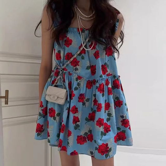 Floral Sundress Mini Sleeveless