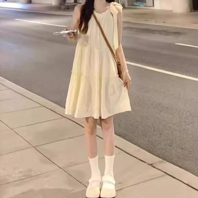 Plain Sleeveless Sundress