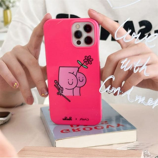 Floral Butt Phone Case