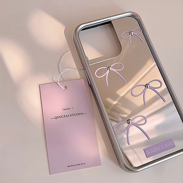 Case Mirrored Phone Bow