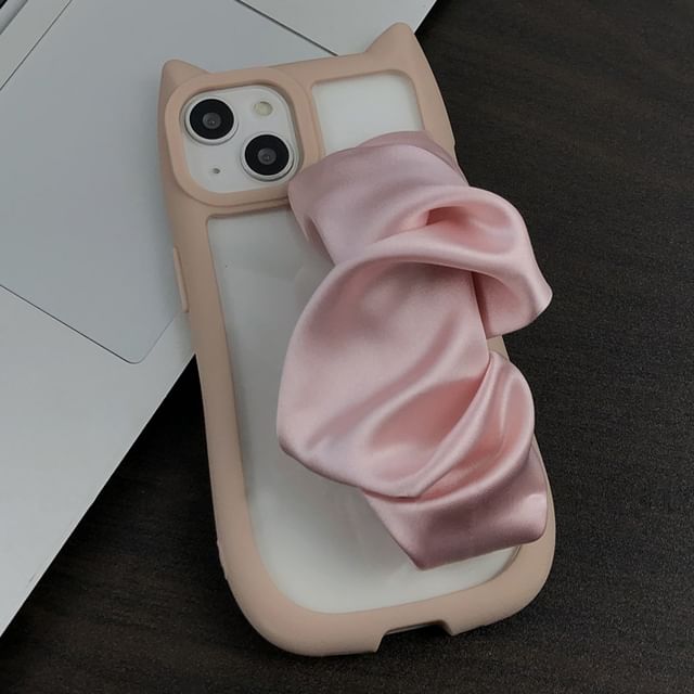 Ear Phone Cat Case Scrunchie