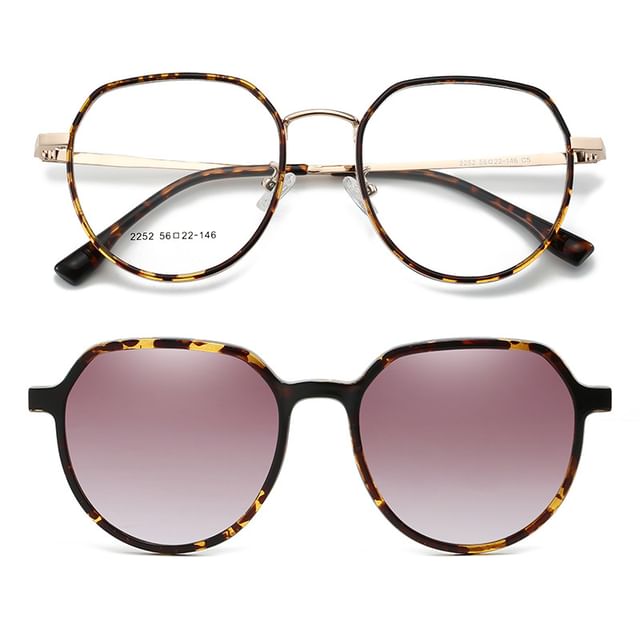 Designs) Sunglasses / (Various Clip 2 1 in Magnetic On Eyeglasses