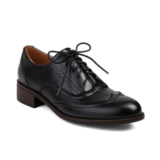Oxford Lace-Up Brogue Shoes