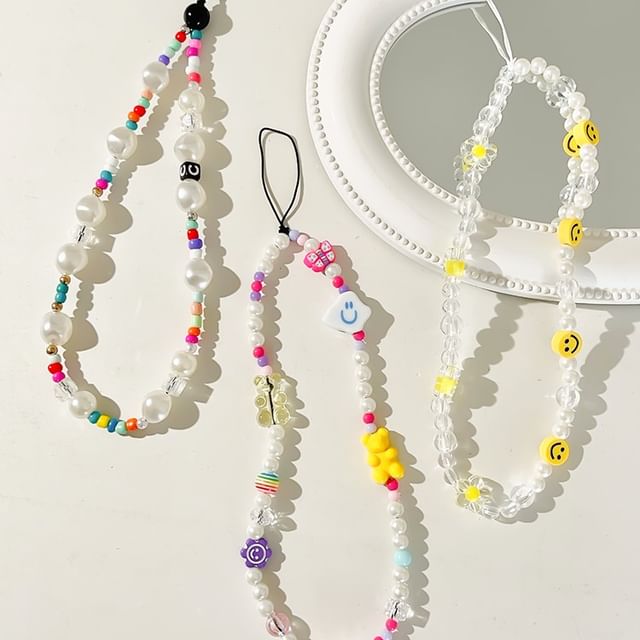 (Various Designs) Charm Bead Phone