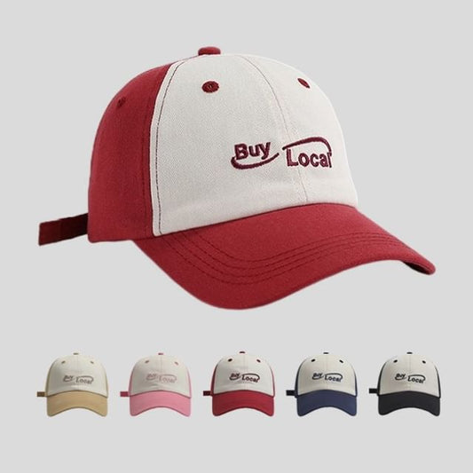 Cap Baseball Embroidered Tone Two Lettering