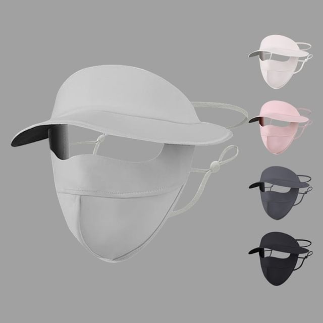 Sun Plain with Face Protection Cover Brim