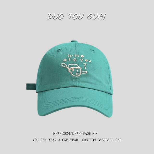 Cartoon Cap Baseball Embroidered