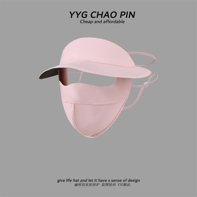 Sun Plain with Face Protection Cover Brim