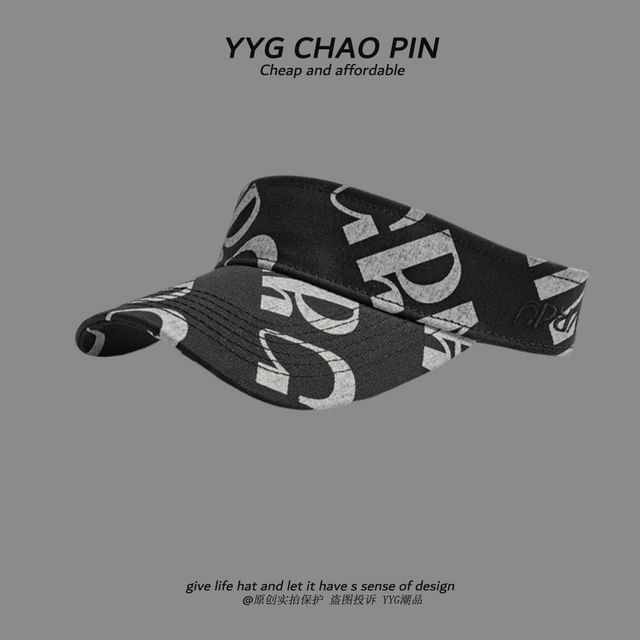 Lettering Sun Visor Print