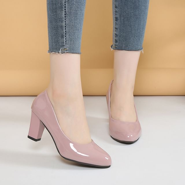 Heel Pumps Patent Block