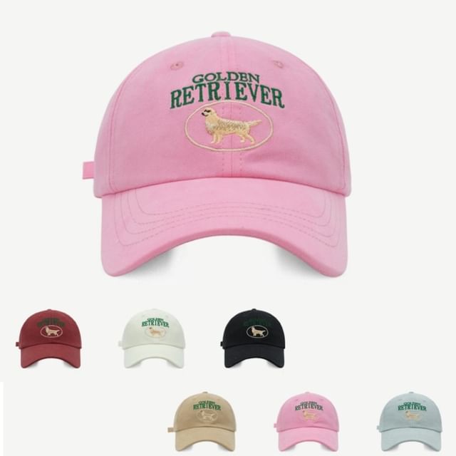 Cap Dog Embroidered Baseball