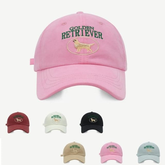 Cap Dog Embroidered Baseball