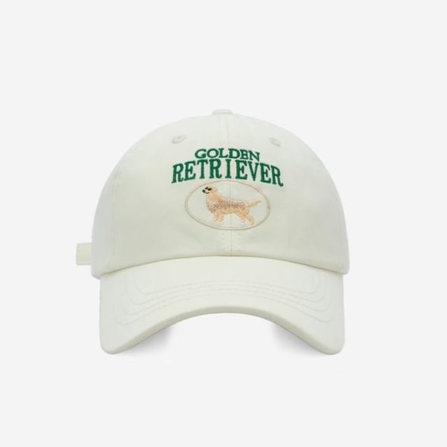 Cap Dog Embroidered Baseball