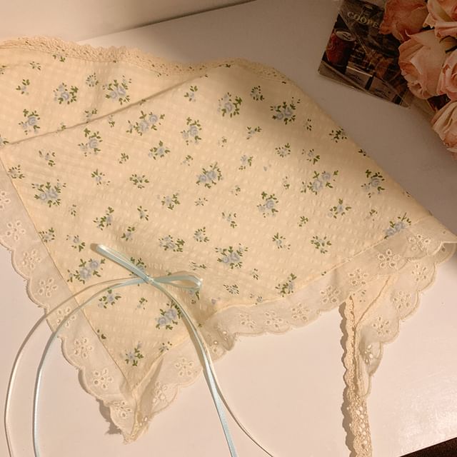 Floral Trim (Various Lace Scrunchie / Designs) Bandana