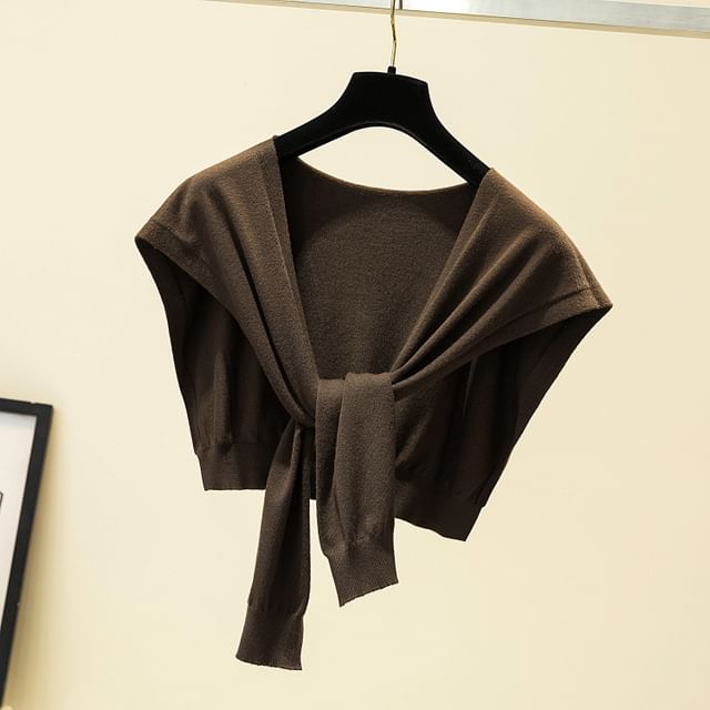 Knit Plain Knot Shawl