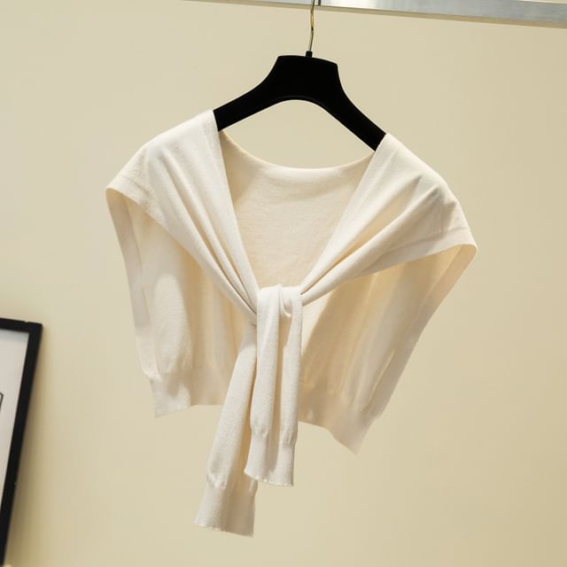 Knit Plain Knot Shawl