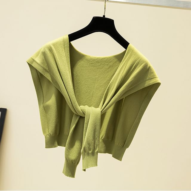 Knit Plain Knot Shawl