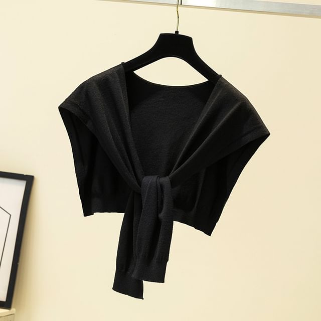 Knit Plain Knot Shawl