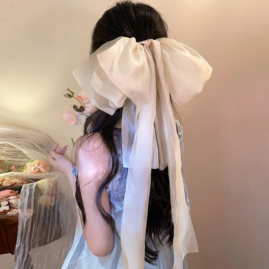 Bow Hair Fabric Clip