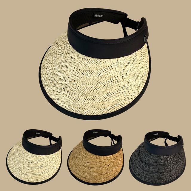 Straw Visor Sun