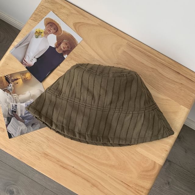 Frayed Hat Bucket Plain