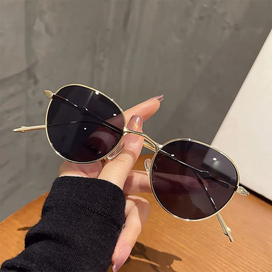 Metal Sunglasses Frame Round
