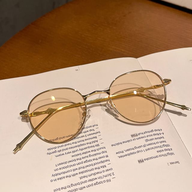 Metal Sunglasses Frame Round