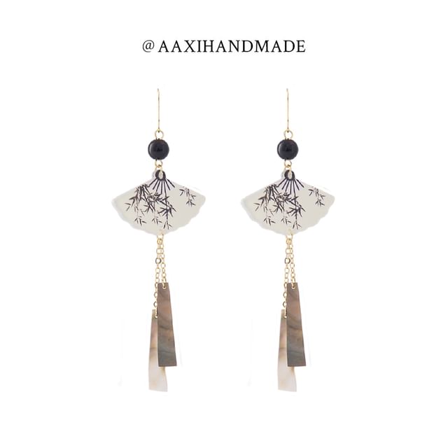 Alloy Dangle Earring Fan