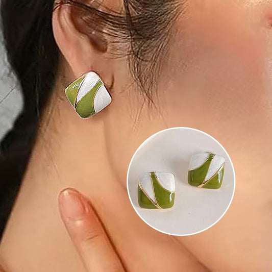 Ear Square Glaze Alloy Cuff