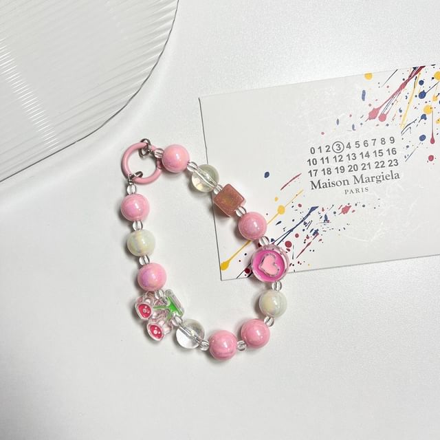 Phone Designs) Bead Strap (Various Acrylic