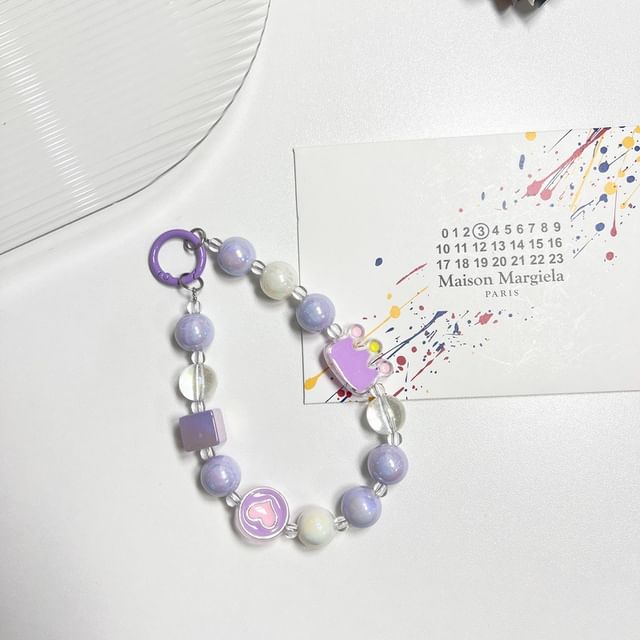 Phone Designs) Bead Strap (Various Acrylic