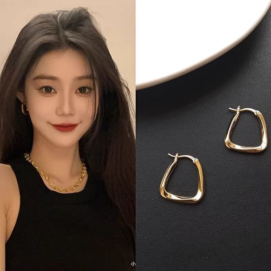 Hoop Geometric Earring