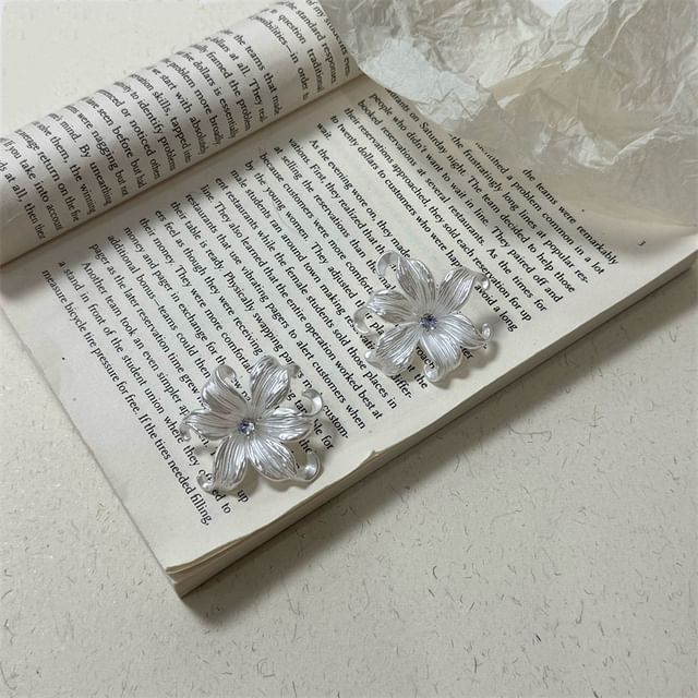 Floral Earring / Stud Dangle Alloy