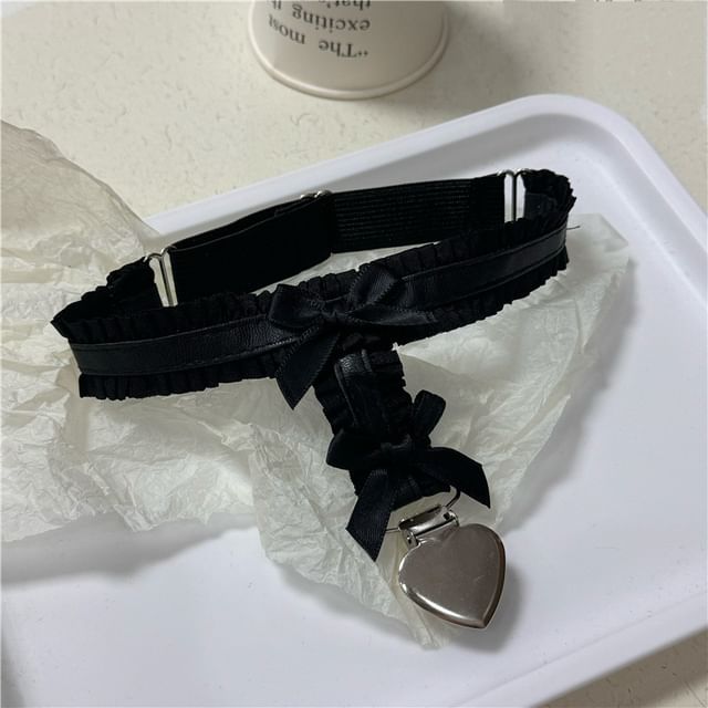 Fabric Garter Ribbon Heart