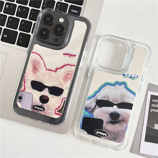 Case Dog Mirrored Phone