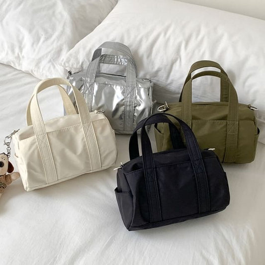 Crossbody Handle Bag Nylon Plain Top
