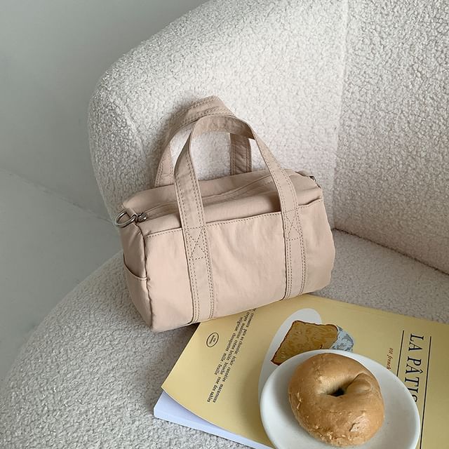 Crossbody Handle Bag Nylon Plain Top